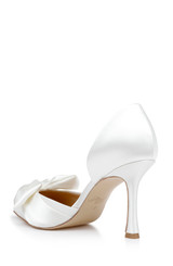 Ivory | Sidney Bow d'Orsay Pumps Back Side