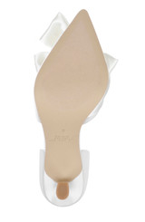 Ivory | Sidney Bow d'Orsay Pumps Sole