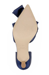 Navy | Sidney Bow d'Orsay Pumps Sole