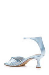 Sky Blue | Silvia Kitten Heel Sandals Back Side