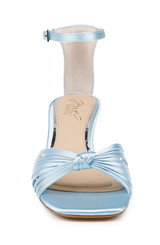 Sky Blue | Silvia Kitten Heel Sandals Front