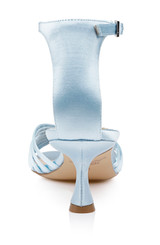 Sky Blue | Silvia Kitten Heel Sandals Back