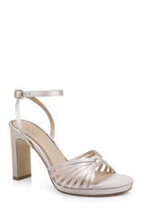 Champagne | Skylar Peep Toe Platform Sandals Front Side
