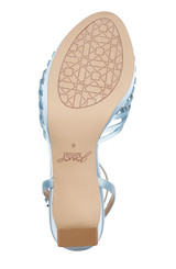 Sky Blue | Skylar Peep Toe Platform Sandals Sole