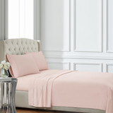 Blush | Cotton Sateen Blush Sheet Set Alt 1
