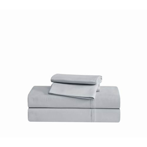 Grey | Cotton Sateen Grey Sheet Set Silo