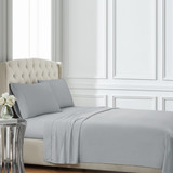 Grey | Cotton Sateen Grey Sheet Set Alt 1