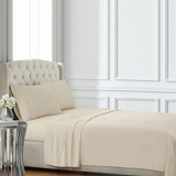 Tan | Cotton Sateen Tan Sheet Set Alt 1