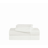 White | Cotton Sateen White Sheet Set Silo