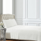 White | Cotton Sateen White Sheet Set Alt 1