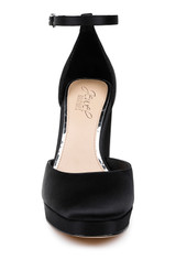 Black | Stephanie Platform Pumps Front