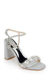 Silver | Tanisha Block Heel Sandal