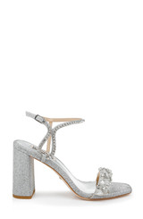 Silver | Tanisha Block Heel Sandal