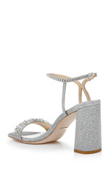 Silver | Tanisha Block Heel Sandal