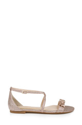 Rosegold | Tessy Satin Evening Sandal