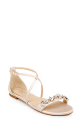 Champagne | Tessy Satin Evening Sandal